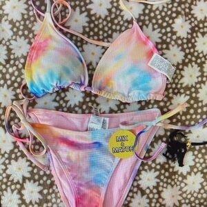 Vibrant Tie-Dye Bikini Set